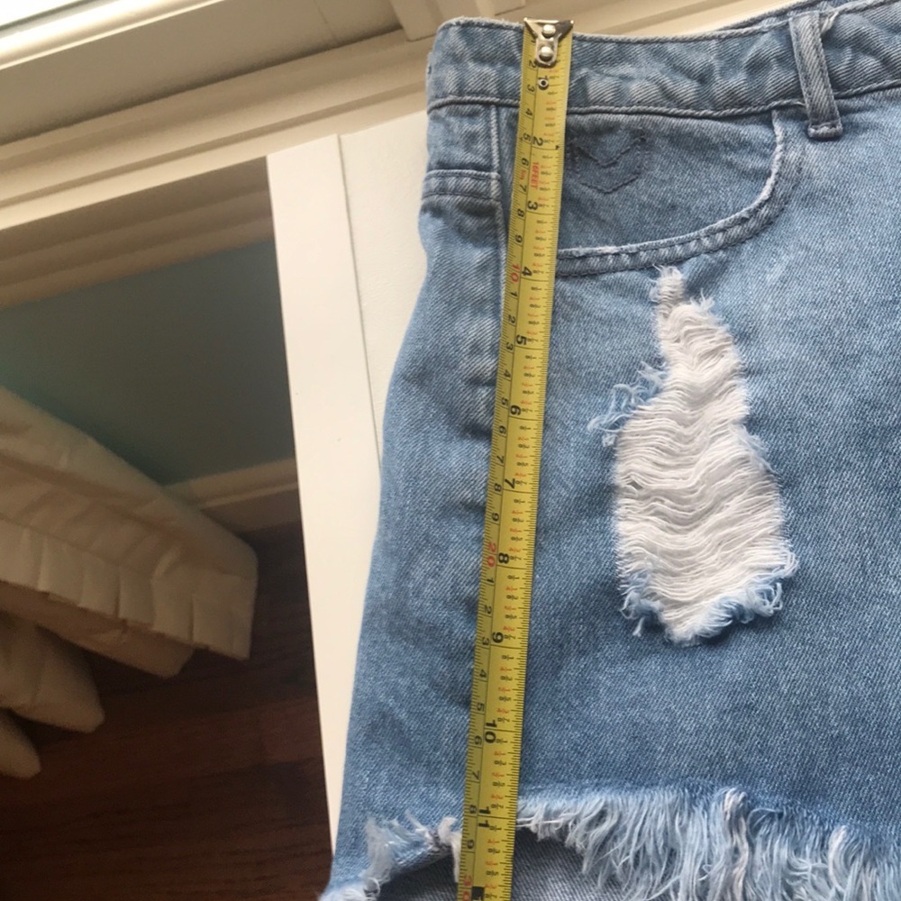 Show Me Your Mumu distressed jean shorts - Picture 6 of 7